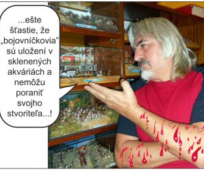 Dnes aktuálne slovenský komiksový kráľ „roháčovec“ František Mráz