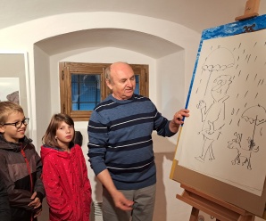 Dnes aktuálne slovenský profesionálny humorista a výtvarný umelec Vladimír Pavlík