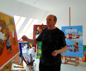 Dnes aktuálne majster štetca a karikatúry, slovenský velikán výtvarného umenia, humorista Vladimír Pavlík k blížiacej sa Veľkej noci