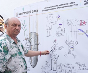Dnes fenomenálny slovenský karikaturista Vladimír Pavlík