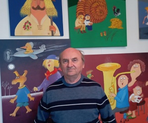 Dnes aktuálne známy slovenský humorista, karikaturista Vladimír Pavlík z Nového Mesta nad Váhom