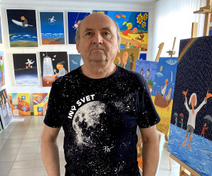 Bezkonkurenčný slovenský výtvarný umelec, humorista Vladimír Pavlík