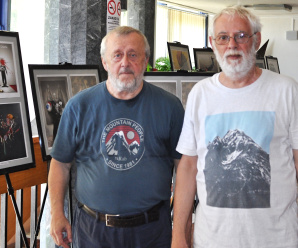 Dnes aktuálne Peter Rázus manažér projektu uvedenej výstavy a kurátor všetkých výstav v Humennom Štefan Baláž